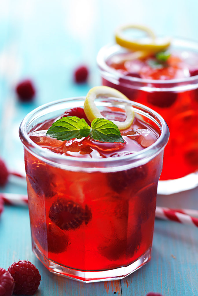 Raspberry Jam Gin Fizz Steep Thoughts