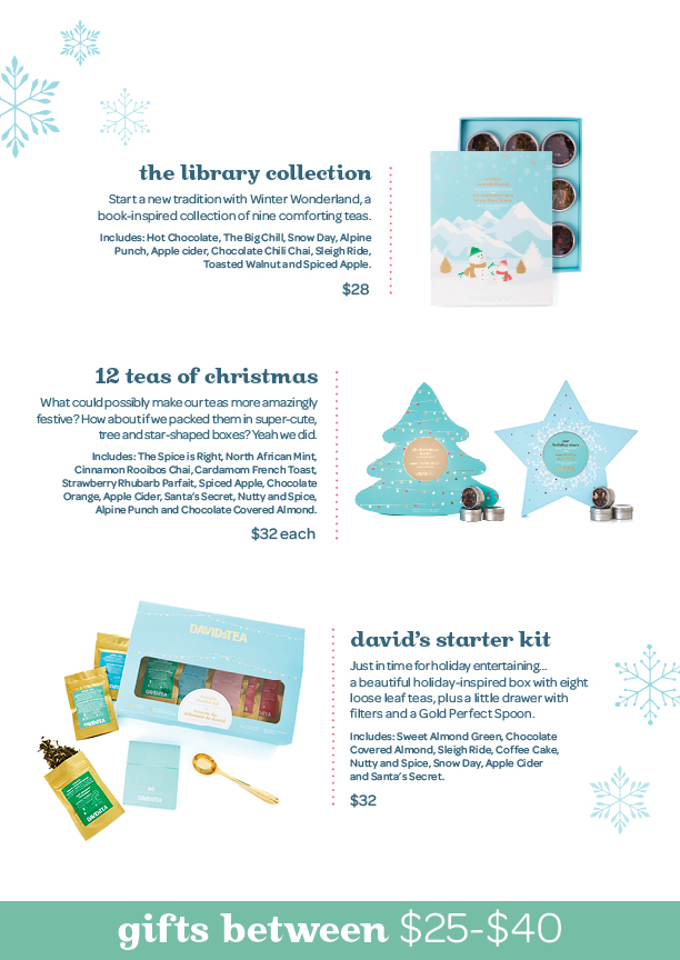 Corporate Catalogue Holiday 2015 | DAVIDsTEA