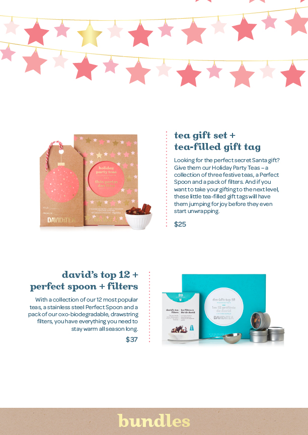 Corporate Catalogue Holiday 2015 | DAVIDsTEA