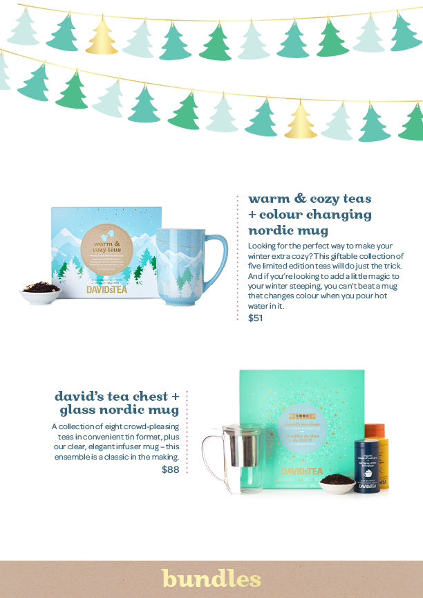 Corporate Catalogue Holiday 2015 | DAVIDsTEA