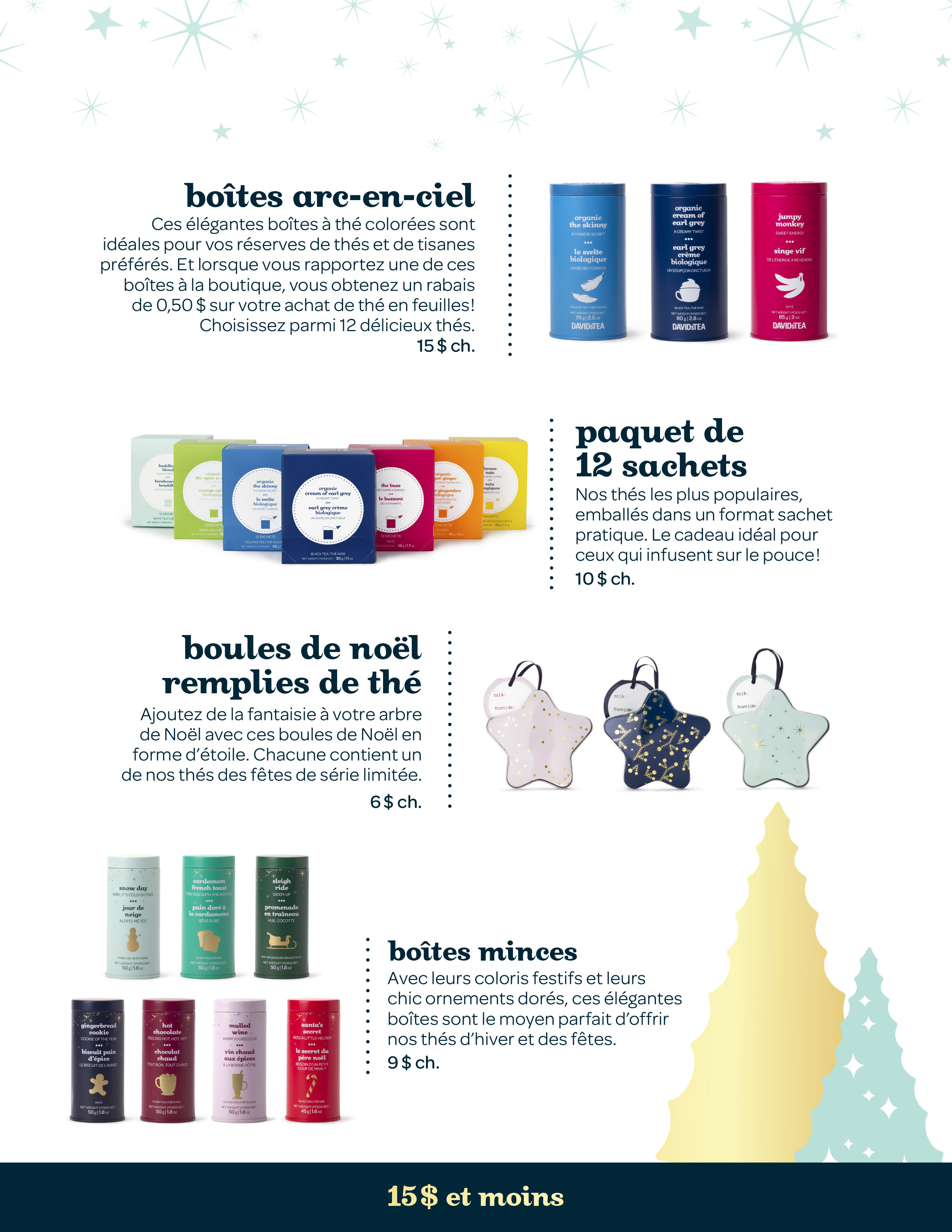 Cadeaux d’entreprise DAVIDsTEA: Fêtes 2015 - Les Thés DAVIDsTEA - L'heure du thé
