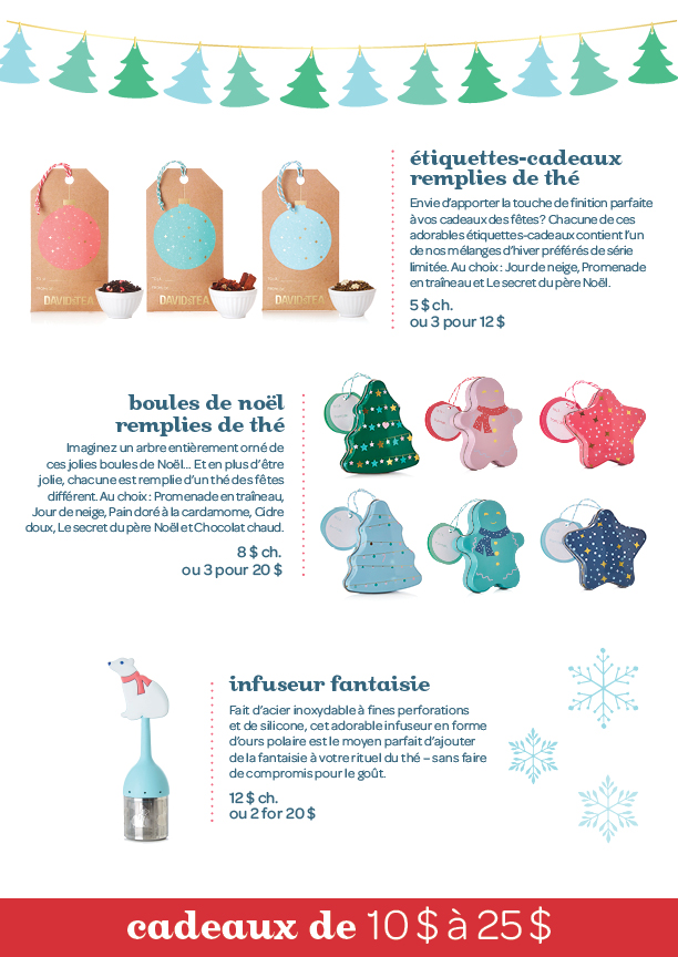 Cadeaux d’entreprise Les Thés DAVIDsTEA
