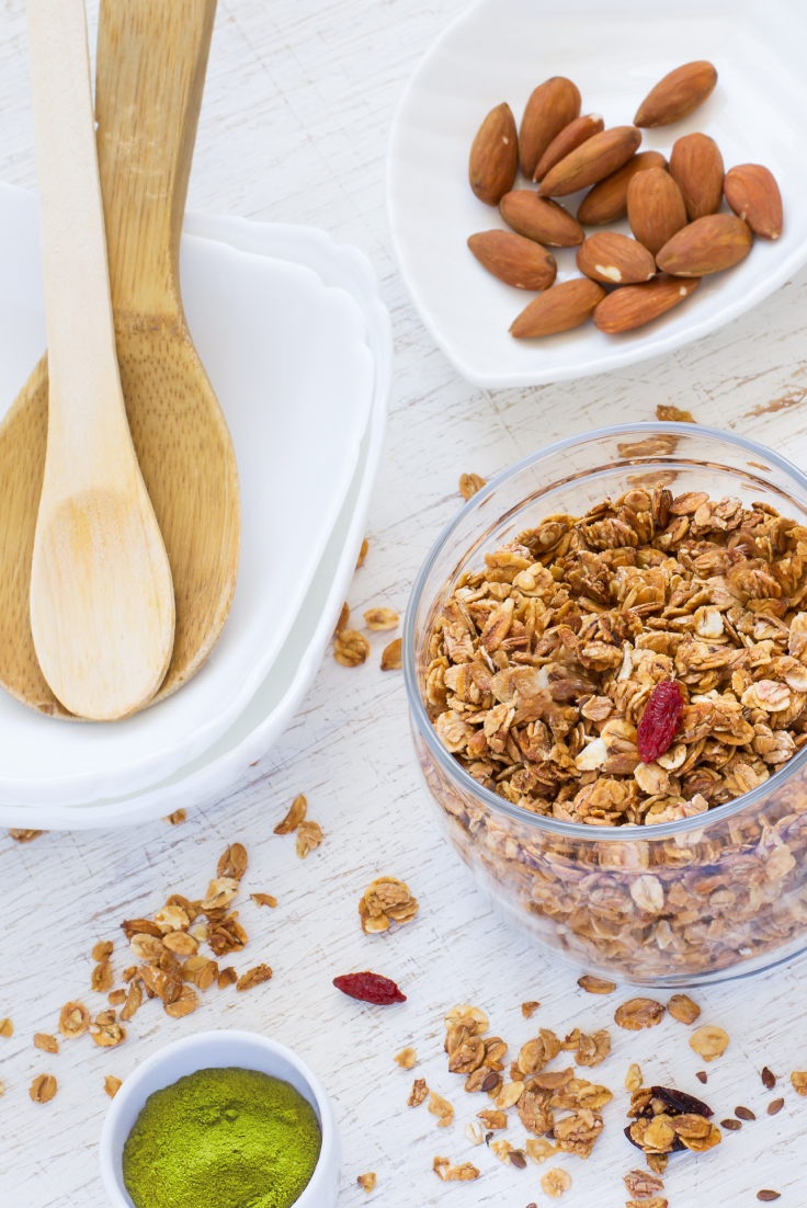 Granola au Matcha à l’érable